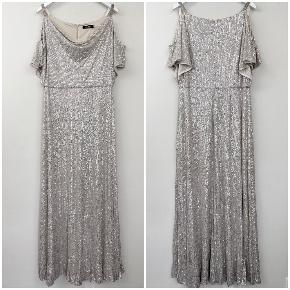 Lauren Ralph Lauren Sequins Formal Gown